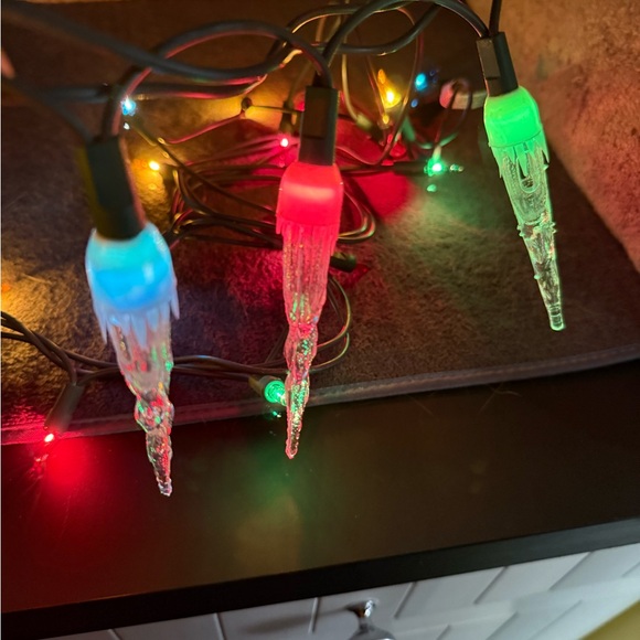 22 vintage plastic mini light icicles - Picture 9 of 14